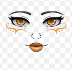 Gold Mermaid Visage