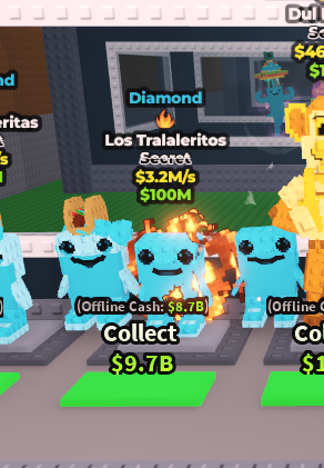 [ Secret ] Diamond Los Tralaleritos With Fire Trait 3.2M/Sec | Ready Unit✅ | INSTANT DELIVERY✅