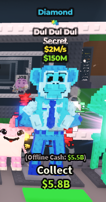 [ Secret ] Diamond Dul Dul Dul With Glitch Trait 2M/Sec | Ready Unit✅ | INSTANT DELIVERY✅