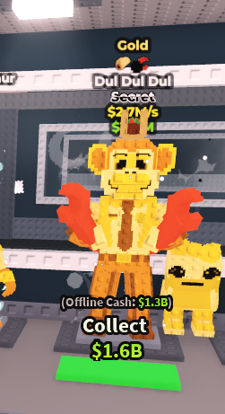 [ Secret ] Gold Dul Dul Dul With Taco , Crab Trait 2.7M/Sec | Ready Unit✅ | INSTANT DELIVERY✅