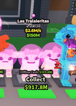 [ Secret ] Las Tralaleritas With Bubblegum Trait 2.6M/Sec | Ready Unit✅ | INSTANT DELIVERY✅