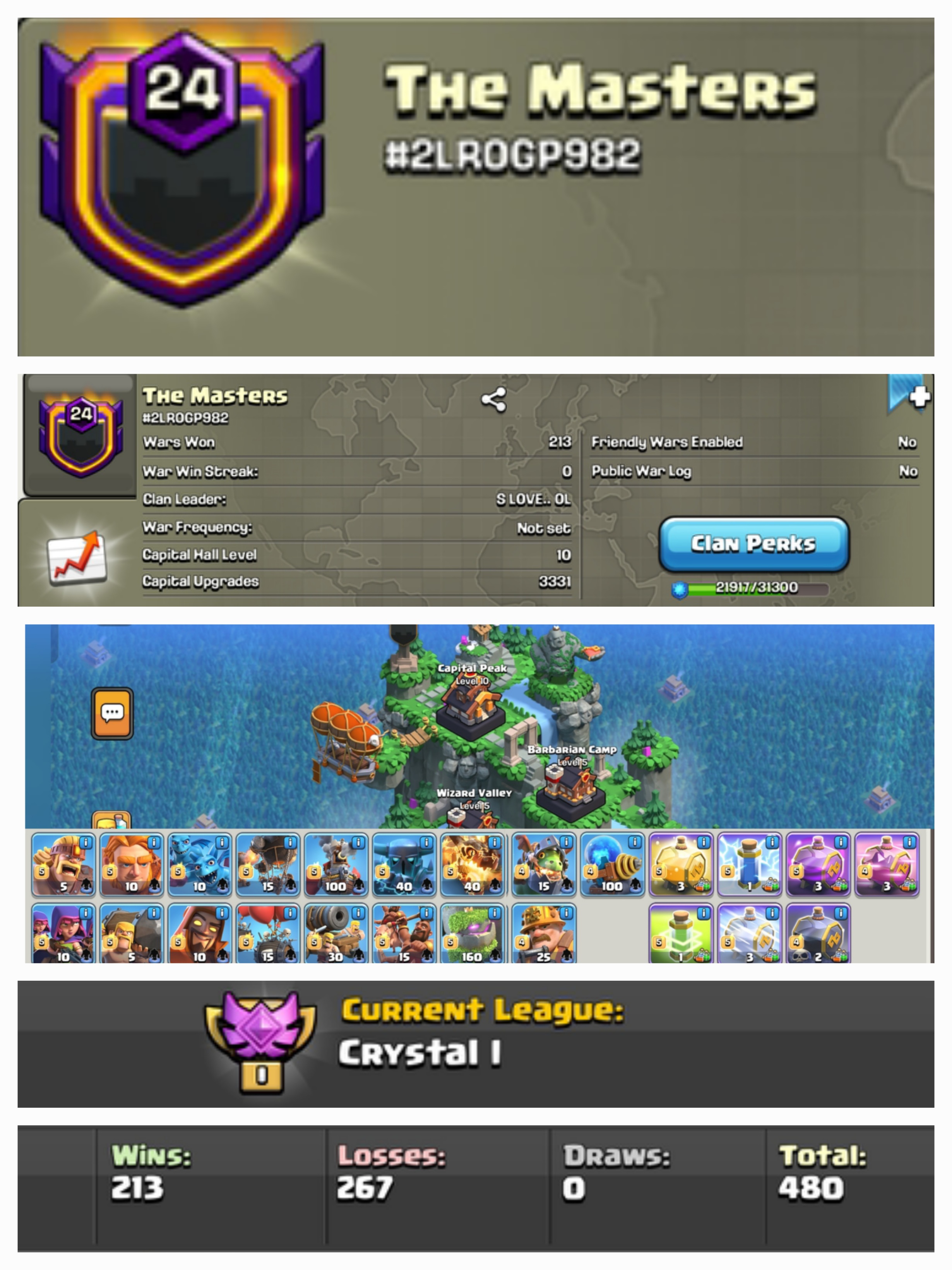 The Masters !! LEVEL 24 ( NEAR LEVEL 25) !! CAPITAL PEAK 10 (FULL MAXED) !! CRYSTAL 1 LEAUGE !! PERFECT NAME !! CHEAP !! FAST DELIVERY