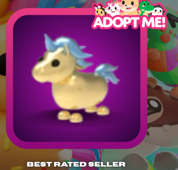 Adopt Me > Golden Unicorn > R