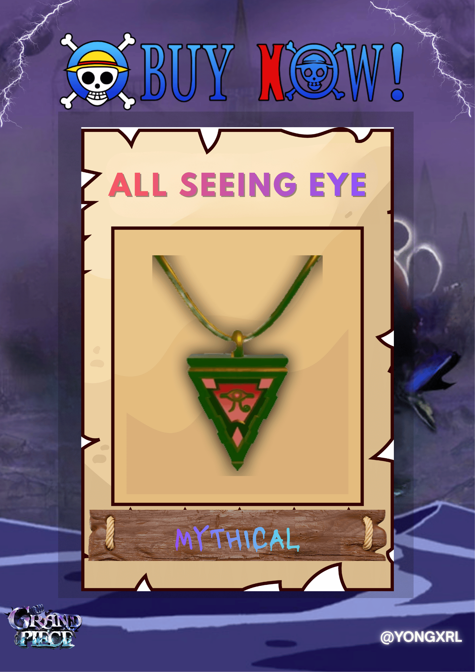 All Seeing Eye - ASE - Accessories | Grand Piece Online | ✅FAST DELIVERY