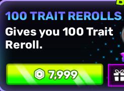 Anime Story 2 - 100 Trait Rerolls【7999R】