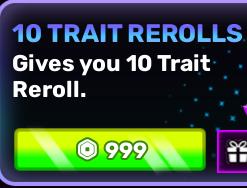 Anime Story 2 - 10 Trait Rerolls【999R】