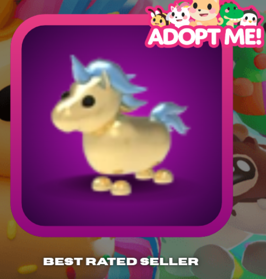 Adopt Me > Golden Unicorn > NFR