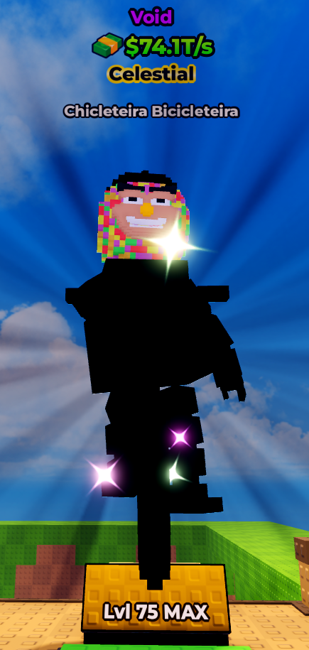 Chicleteira Bicicleteira Void Max Level  🟣  | 74.1T/s 💸 | Kick a Lucky Block ⚡ | Fast Delivery ✅