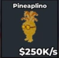 Gold  Pineaplino