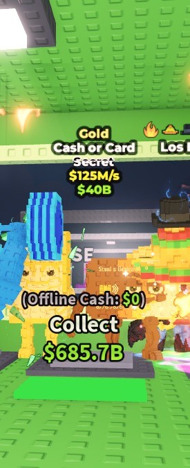 Gold Cash or Card 125 M/s