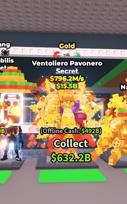 Gold Ventoliero Pavonero 796.2 M/s Secret