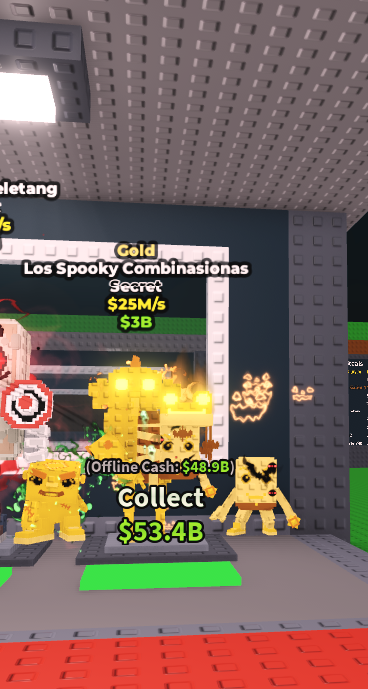 Gold Los Spooky Combinasionas  25 M/s