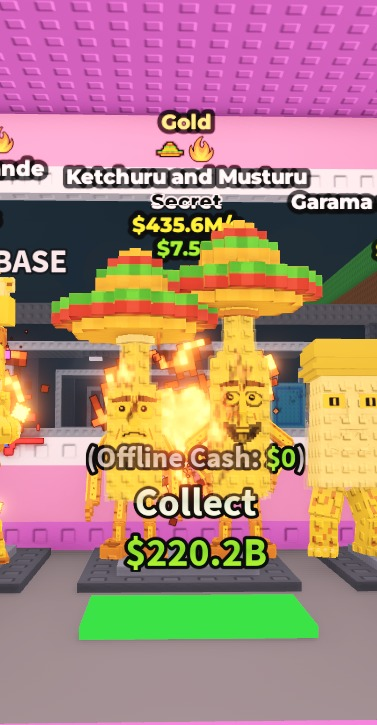 Gold Ketchuru and Musturu +250 M/s Secret