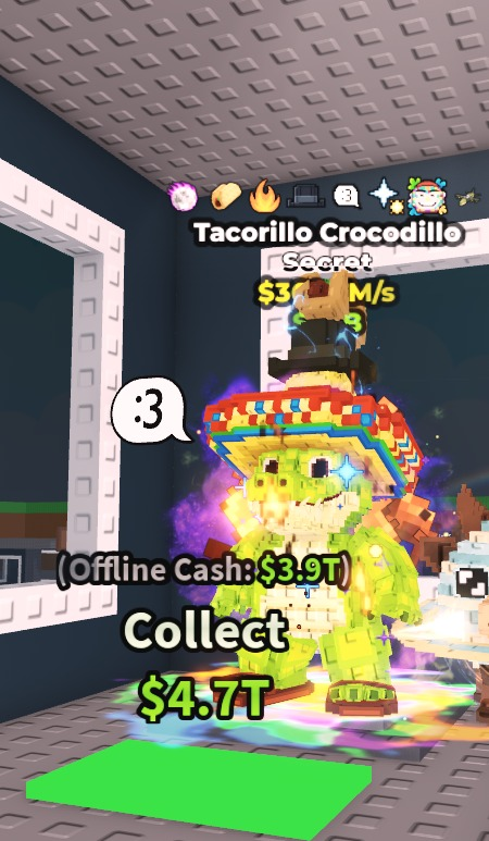 Tacorillo Crocodillo 368.7 M/s Secret 8 traits
