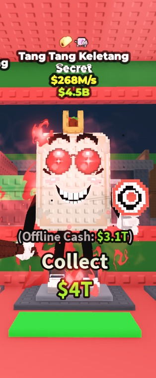 Tang Tang Kelatang 268 M/s with Taco+Nyan Cat trait Secret || Fast Delivery| The Best Price Guarantee | Limited Offer|Steal a Brainrot (SaB) Rarest!