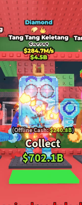 šDiamond Tang Tang Kelatang 284.7 M/s with Taco+Fire traits Secret || Fast Delivery| The Best Price Guarantee | Limited Offer|Steal a BrainrotĀ (SaB)Ā Rarest!