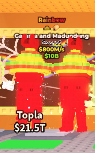 Taco Event Rainbow Garama 1 B/s  Secret || Fast Delivery| The Best Price Guarantee | Limited Offer|Steal a Brainrot (SaB) Rarest