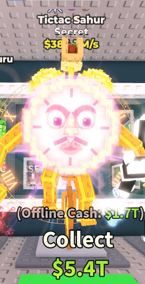 Gold Tictac Sahur 384.3 M/s ( 3 Traits ) Secret || Fast Delivery| The Best Price Guarantee | Limited Offer|Steal a Brainrot (SaB) Rarest!