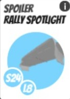 Rally Spotlight Spoiler | Free Trade up | Fast Delivery| Trusted Seller! The Best Price | Jailbreak