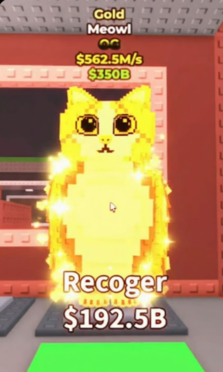Gold Meowl 562.5 M/s OG || Fast Delivery| The Best Price Guarantee | Limited Offer|Steal a Brainrot (SaB) Rarest| REAL STOCK !