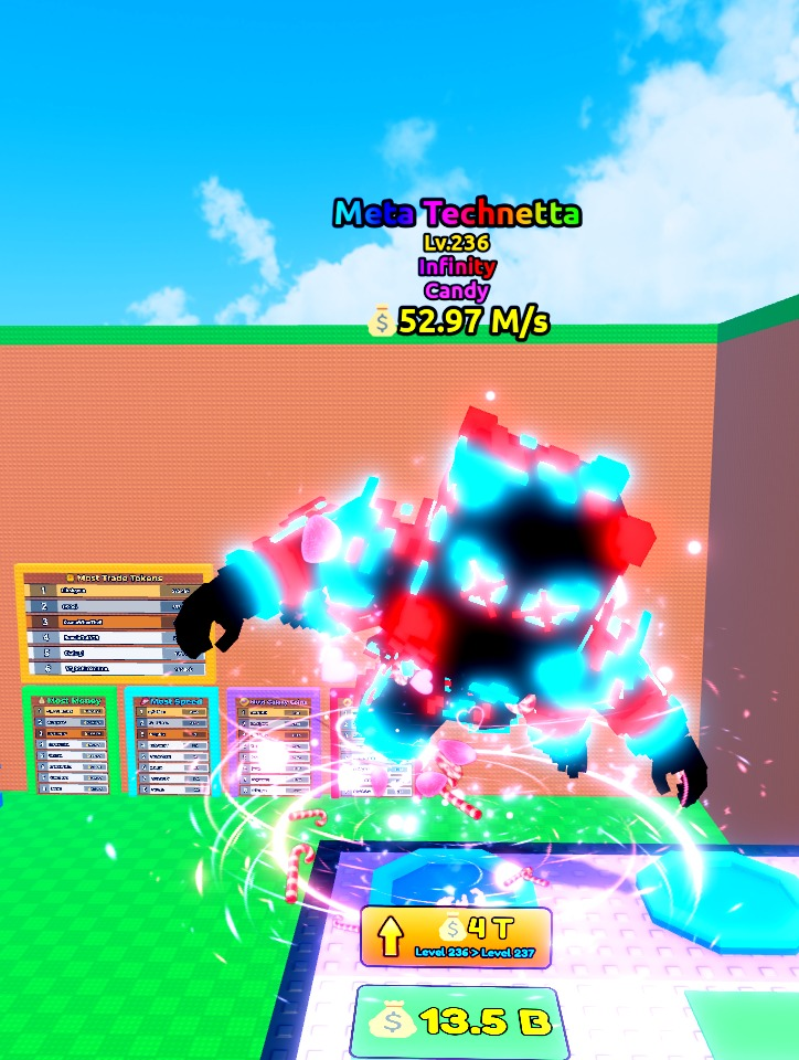 Candy Meta Technetta 52.97 M/s Lv:236 Infinity || Fast Delivery| The Best Price Guarantee | Limited Offer|Escape Tsunami For Brainrots Rarest!