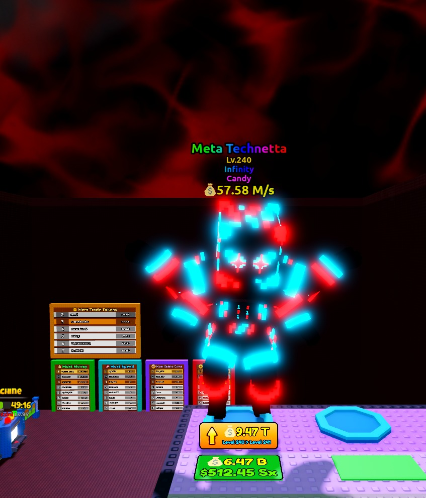 Candy Meta Technetta 57.58 M/s Lv:240 Infinity || Fast Delivery| The Best Price Guarantee | Limited Offer|Escape Tsunami For Brainrots Rarest!