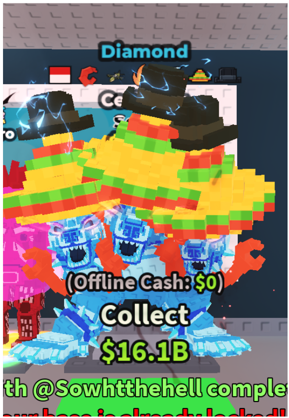 Diamond Cerberus (4.9B/S) – 7 TRAITS – SECRET – STEAL A BRAINROT – FAST DELIVERY & TRUSTED #V7ZN5V