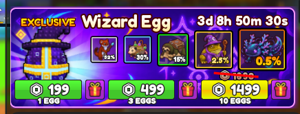 Build A Ring Farm - x10 Wizard Egg  [1499R]