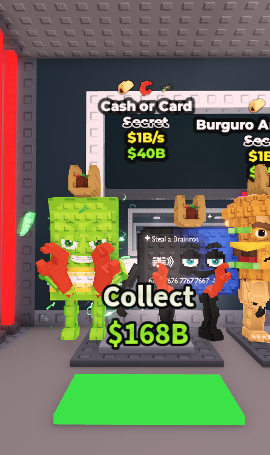 CASH OR CARD 1B/S