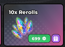 Anime Warriors III -10x Rerolls [699]