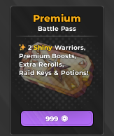 Anime Warriors III -Premium Battle Pass [999]