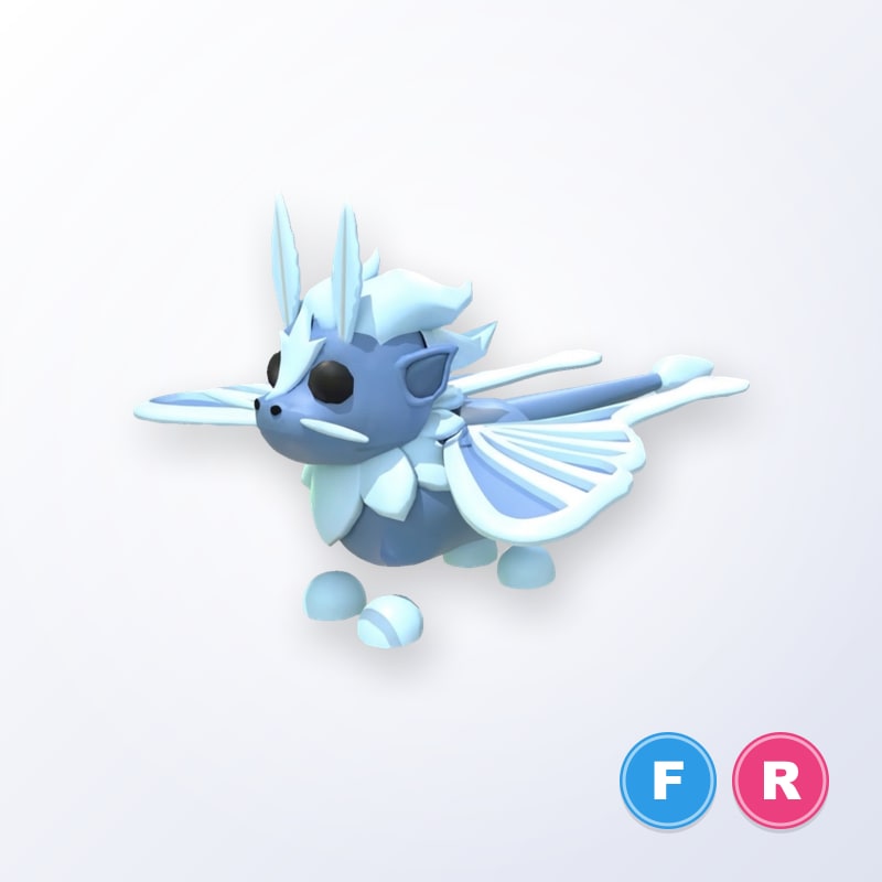 Adopt Me 🐉 | Ice Moth Dragon FR ❄️ | Fly Ride | ⚡ Instant Delivery | Trusted Seller 💖