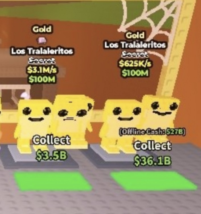 GOLD LOS TRALALERITOS 🪙 SECRET BRAINROT