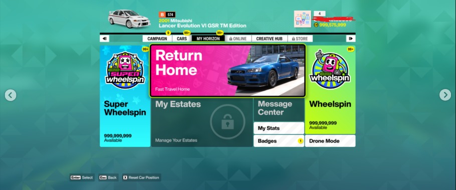 999.999.999 Super Wheelspin