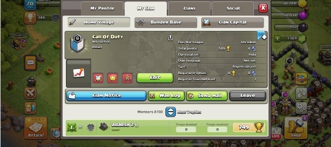 💫 CALL OF DUTY 💫 CWL BRONZE 💫 Good War Log 💫 LVL 6 💫