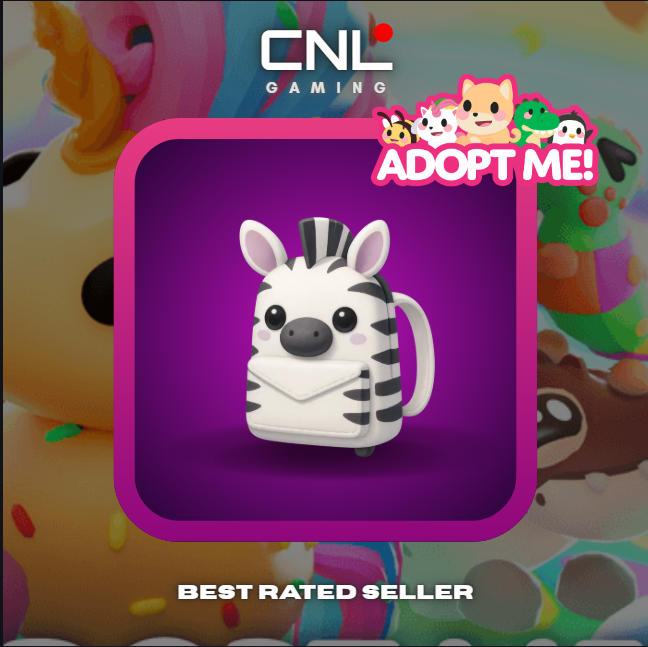 Adopt Me > Zebra Backpack > Normal