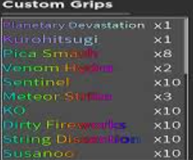 UFO BEAM - CUSTOM GRIPS [Grand Piece Online [ GPO ]- ROBLOX]
