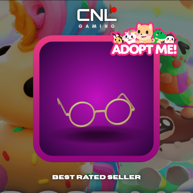 Adopt Me > Gold Circle Glasses > Normal
