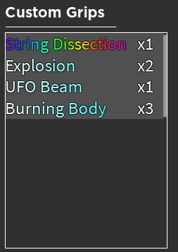 BURNING BODY - CUSTOM GRIPS [Grand Piece Online [ GPO ]- ROBLOX]