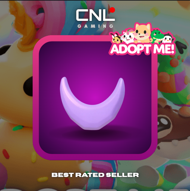Adopt Me > Crescent Moon Head Ornament > Normal