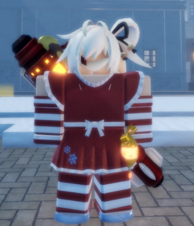 FROSTY FESTIVE DRESS - [Grand Piece Online [ GPO ]- ROBLOX]