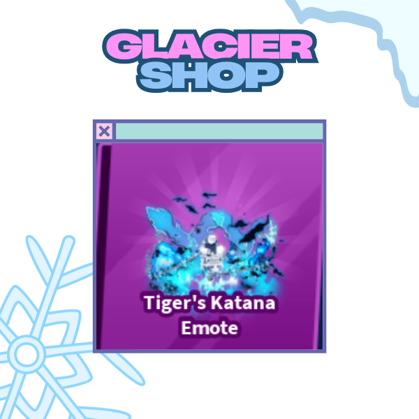 Tiger's Katana Emote ( Limited )