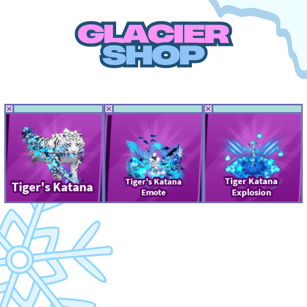 Tiger's Katana + Explosion + Emote ( Limited Set )