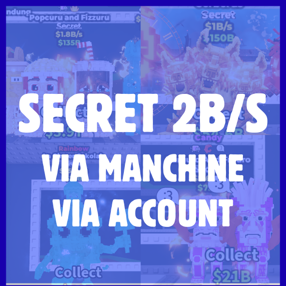 SECRET 2B/S - SEND ACCOUNT / MANCHINE