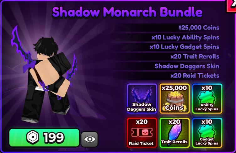 Anime Apocalypse - Shadow Monarch Bundle【199R】
