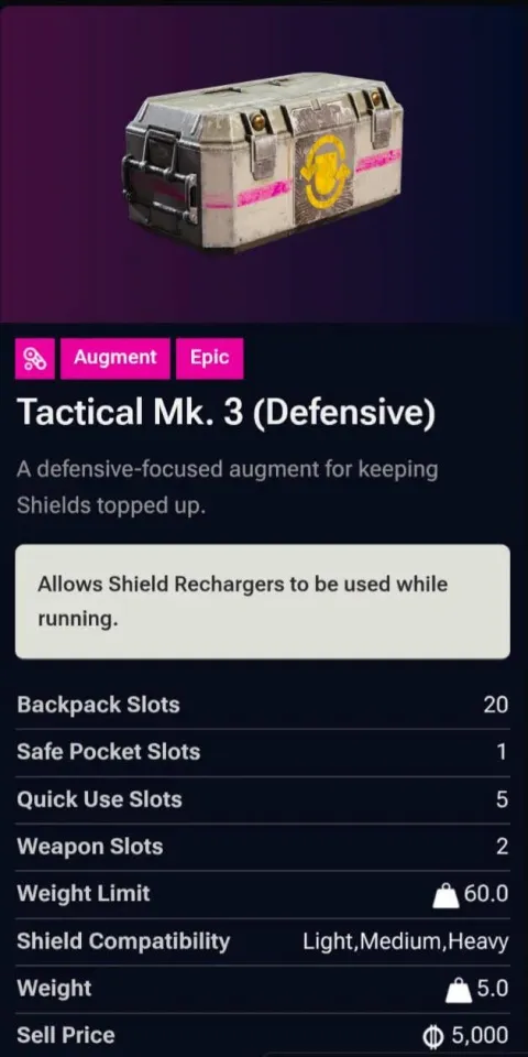 10x Tactical mk.3 (Defensive)