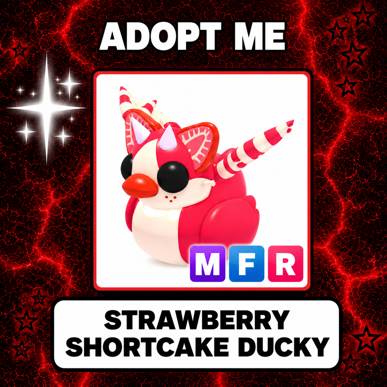 ⭐MFR Strawberry Shortcake Ducky⭐