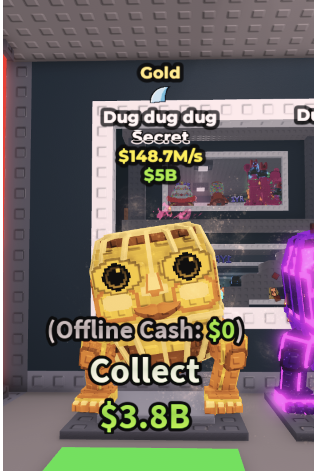 GOLD DUG DUG DUG (148.7M/S) – SHARK – SECRET – STEAL A BRAINROT – FAST DELIVERY & TRUSTED #K5FU3N
