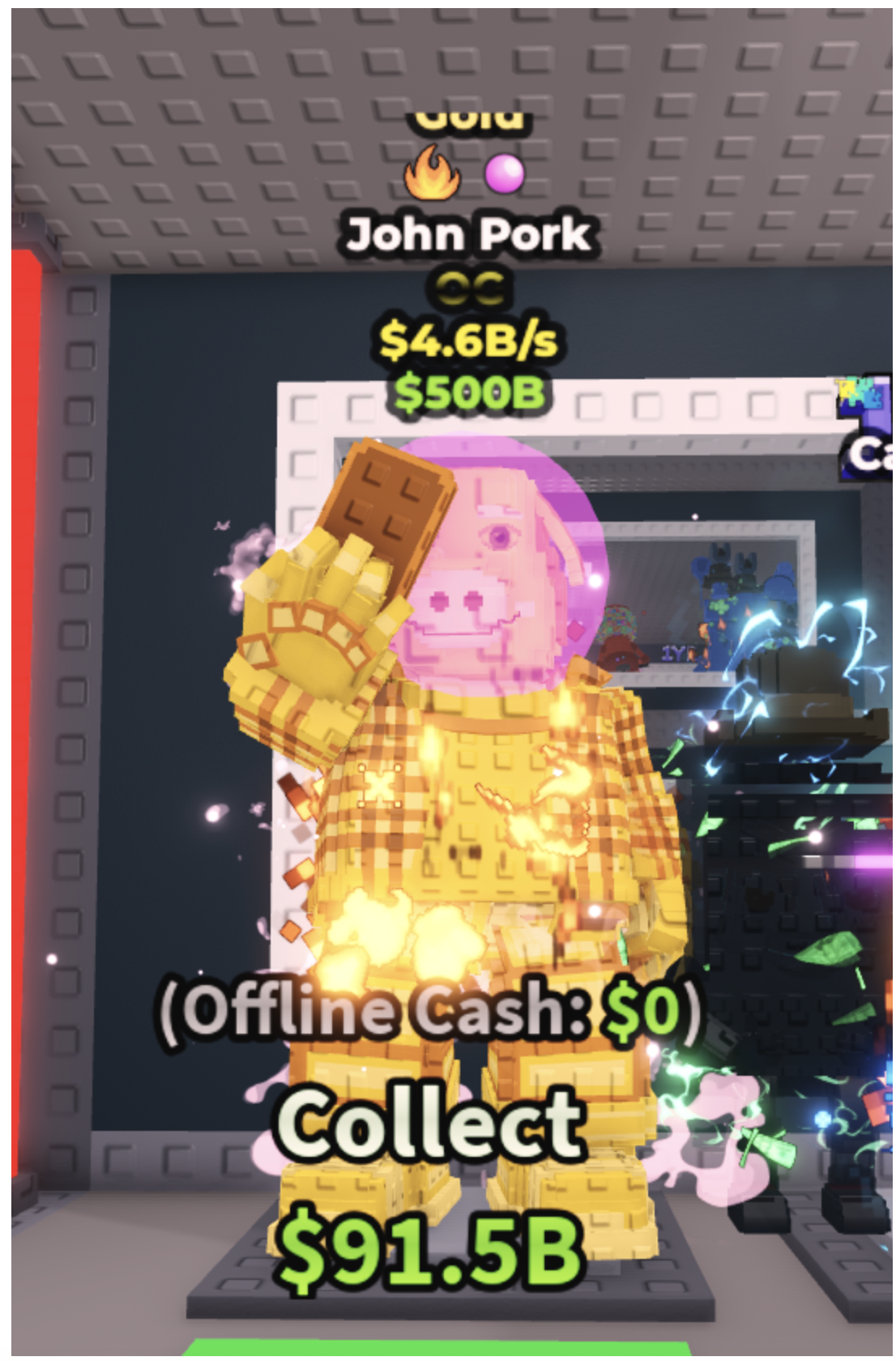OG GOLD JOHN PORK (4.6B/S) – FIRE + BUBBLEGUM – SECRET – STEAL A BRAINROT – FAST DELIVERY & TRUSTED #R3MA1V