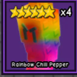 6★ Unit 🌶 Rainbow Chilli Pepper – for only $5!